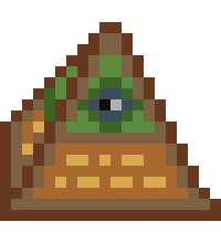 A mysterious seeing eye icon